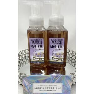 Set of 2- NEW Bath & Body Works LAVENDER MARSHMALLOW ~Foaming Hand Soap~ 8.75oz